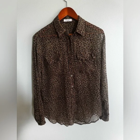 Equipment Leopard Print Blouse - Picture 3 of 8